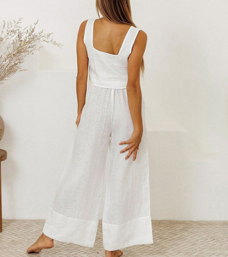 Megan™ - Top and Wide-Leg Pants Set