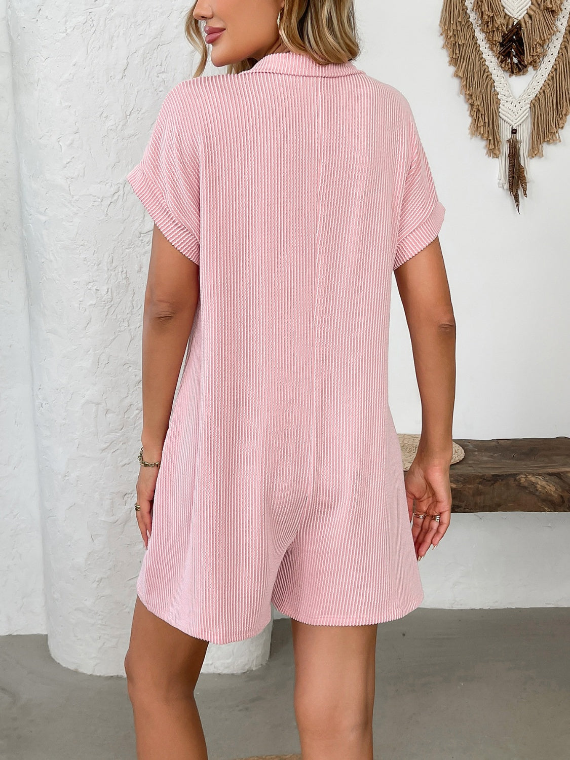 Jess Short Sleeve Romper