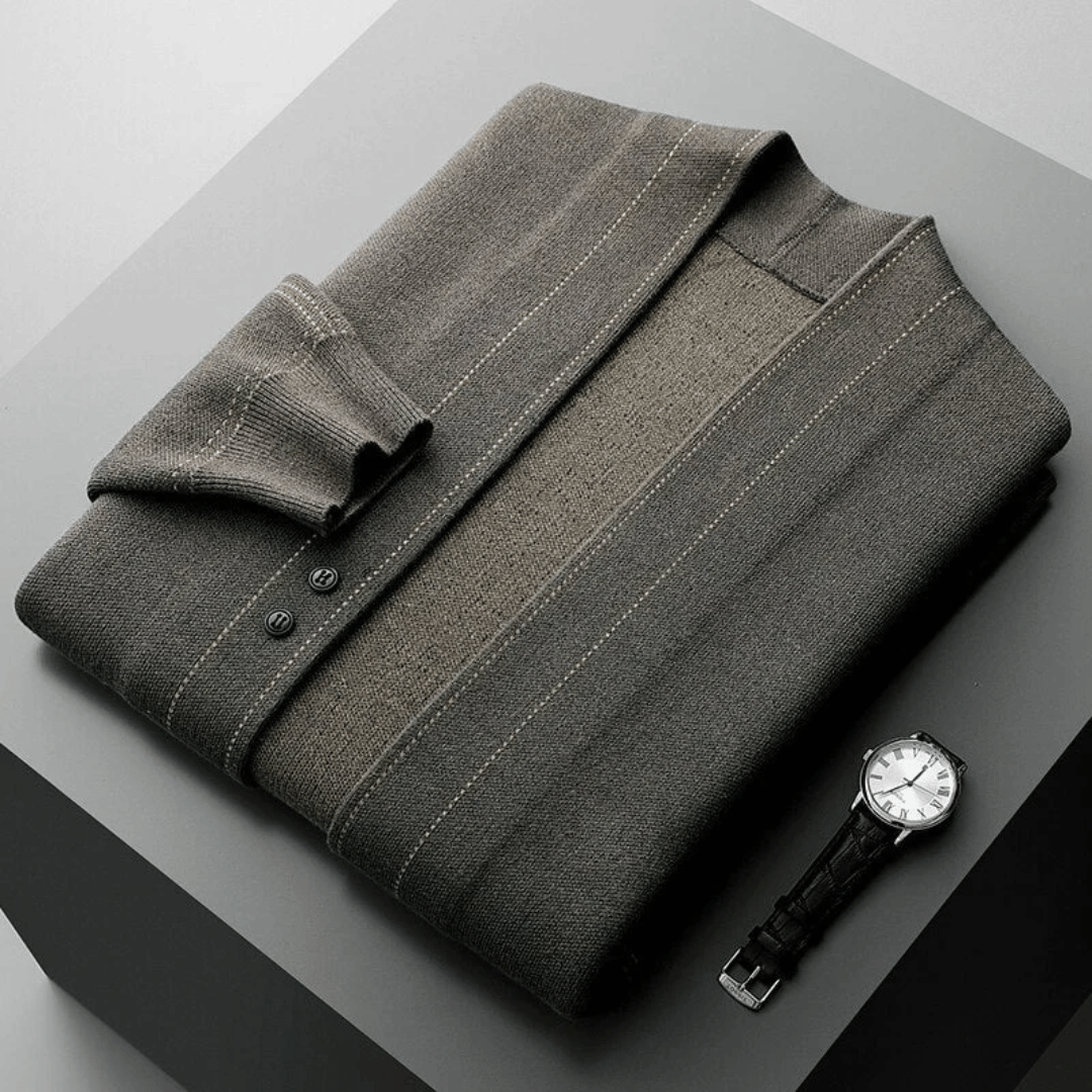Liam Virgin Wool Cardigan