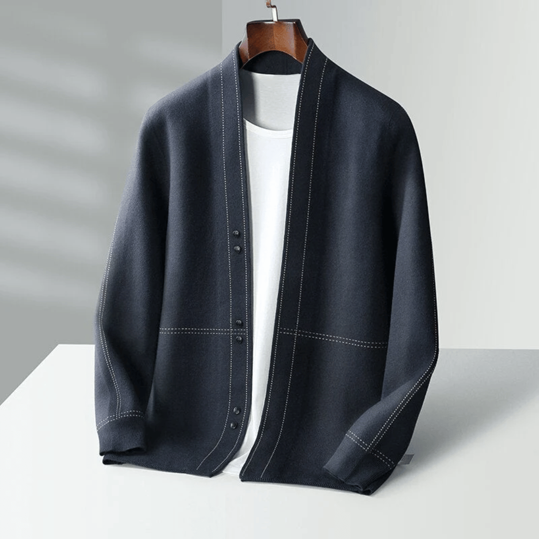 Liam Virgin Wool Cardigan