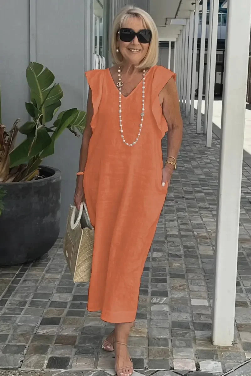 Helga Elegant Midi Dress