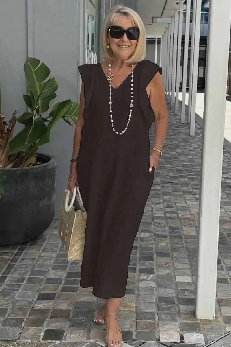 Helga Elegant Midi Dress