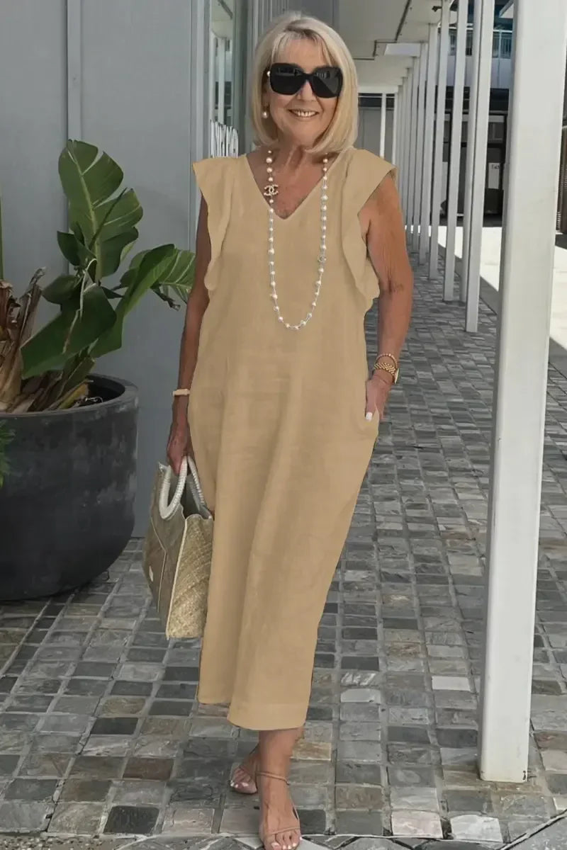 Helga Elegant Midi Dress
