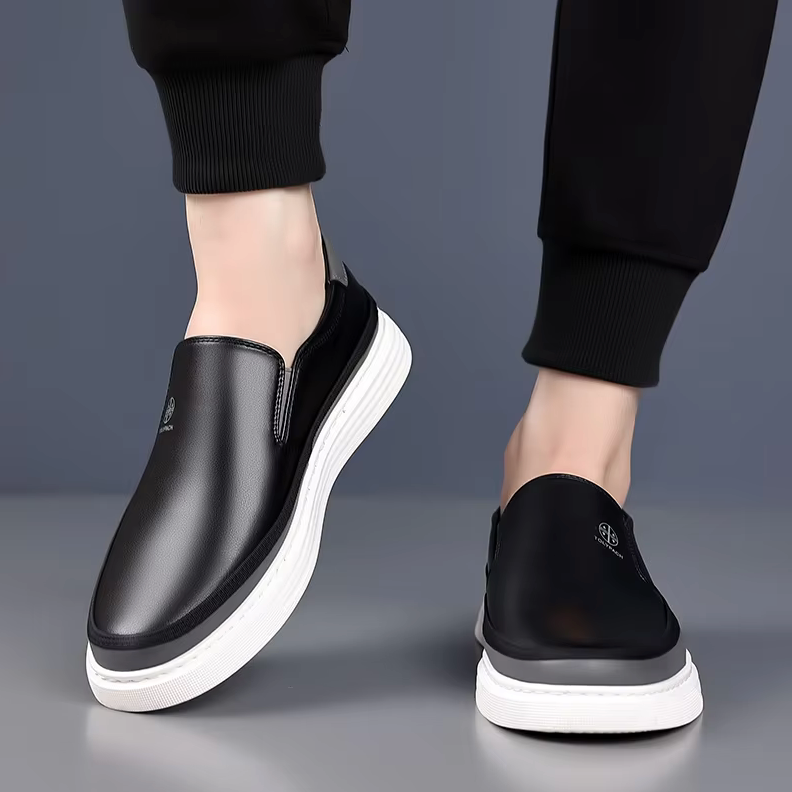 Premium Leather Orthopedic Slip-On Shoes