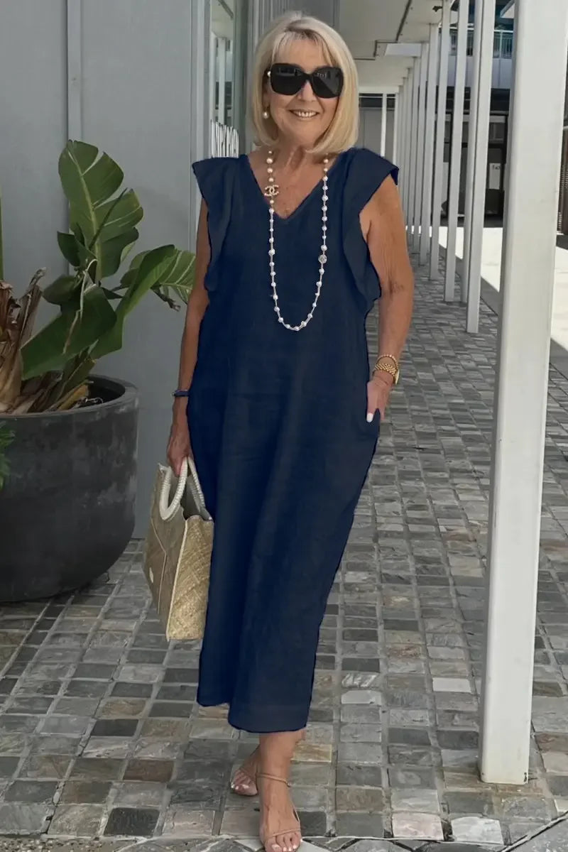 Helga Elegant Midi Dress