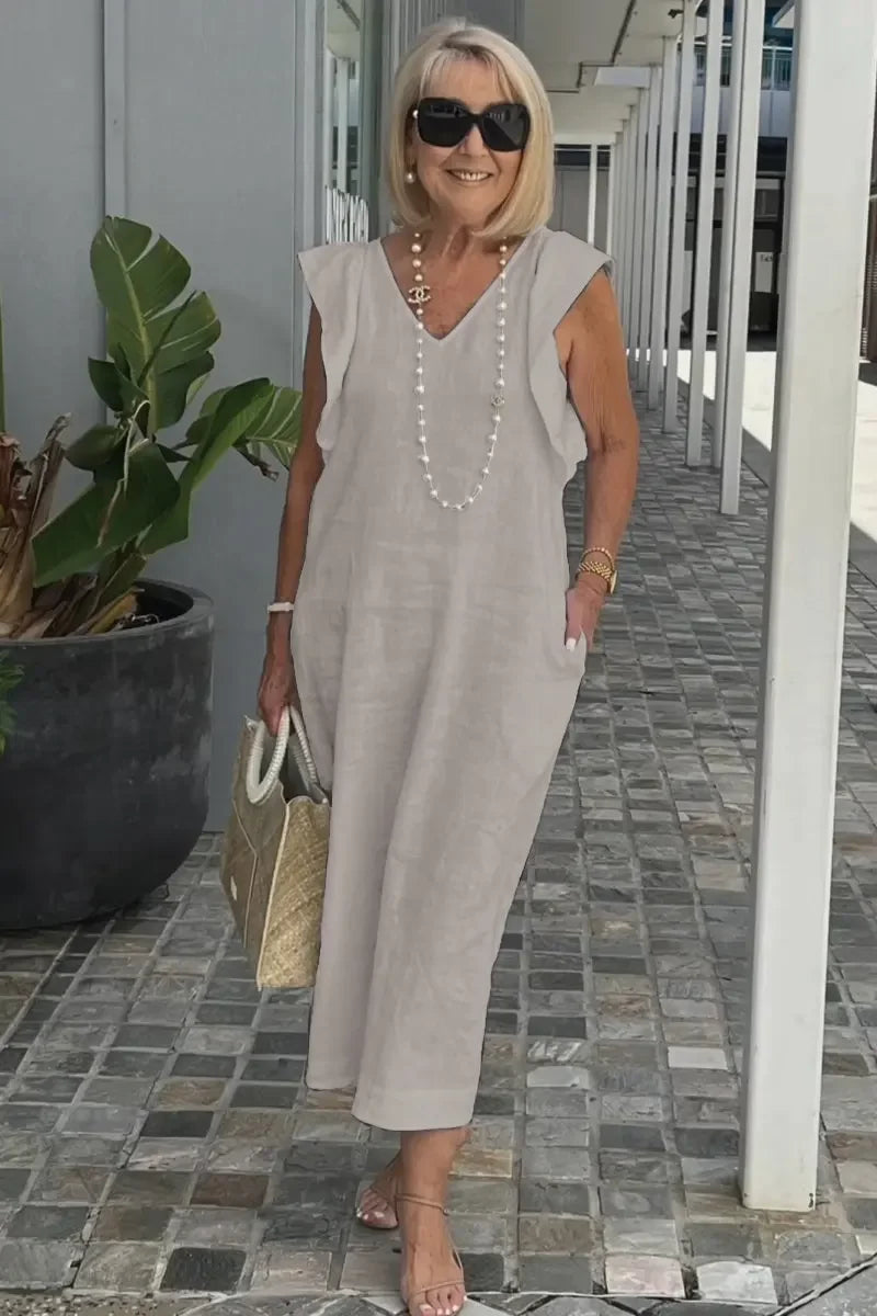 Helga Elegant Midi Dress