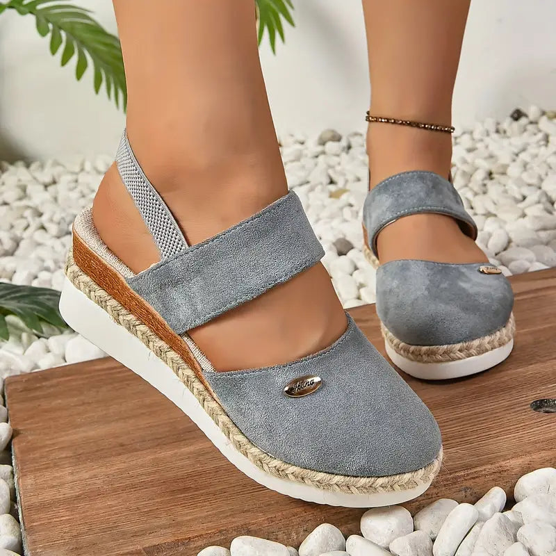 Brenda - Platform Wedge Sandals
