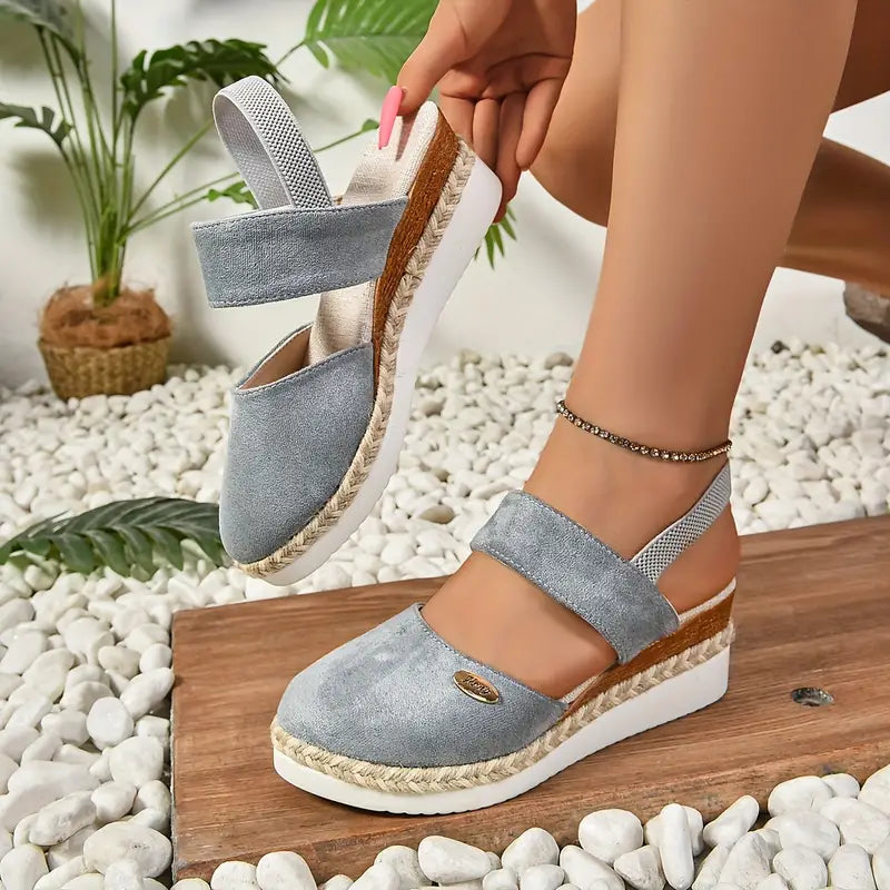 Brenda - Platform Wedge Sandals