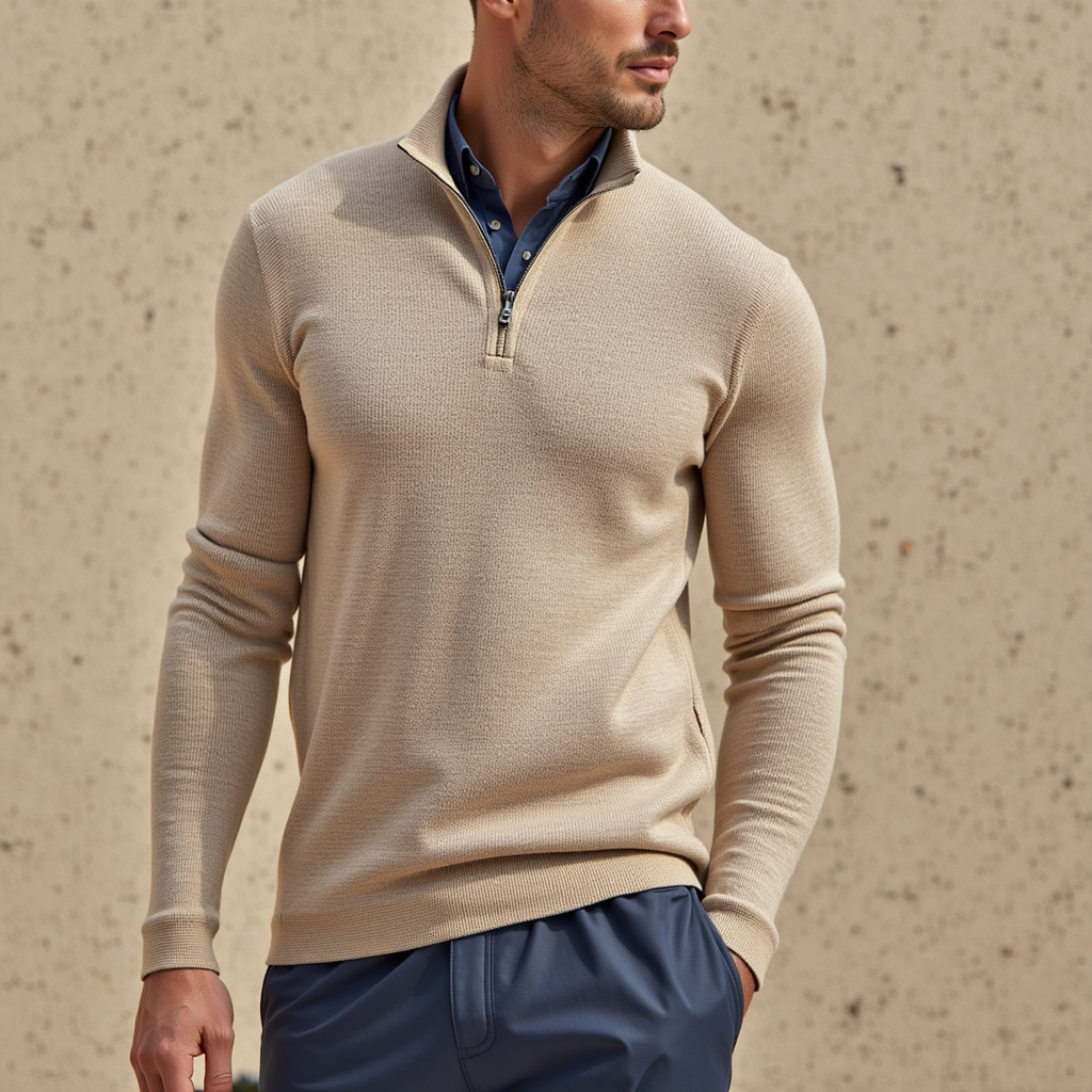 Luca Zip-Up Jumper for Men