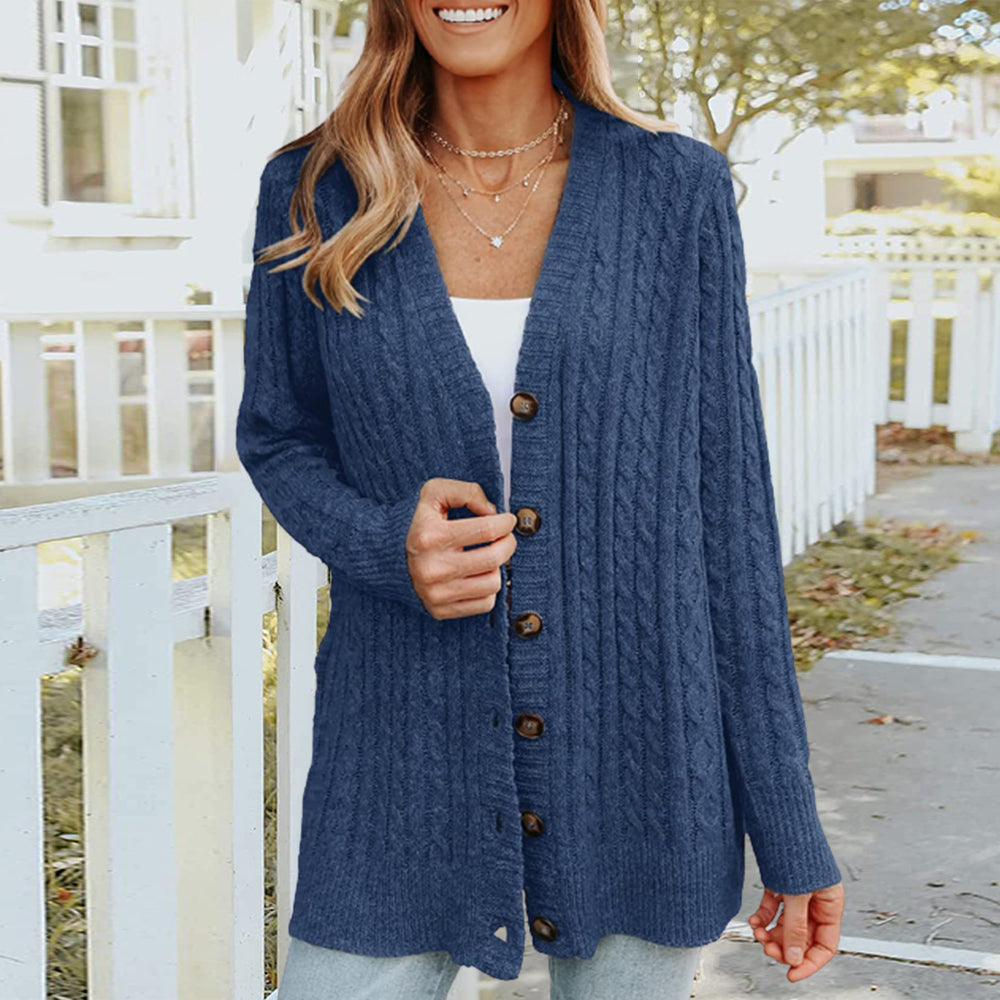 Iris Mid-Length Knit Cardigan