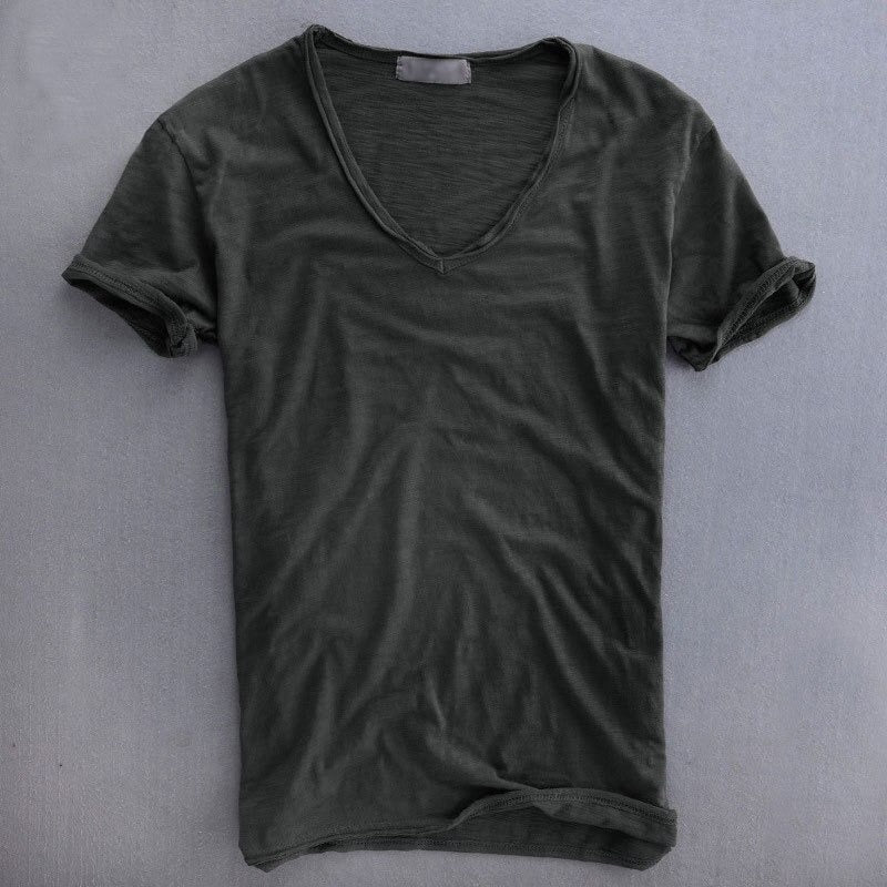 Premium Cotton V-Neck Shirt