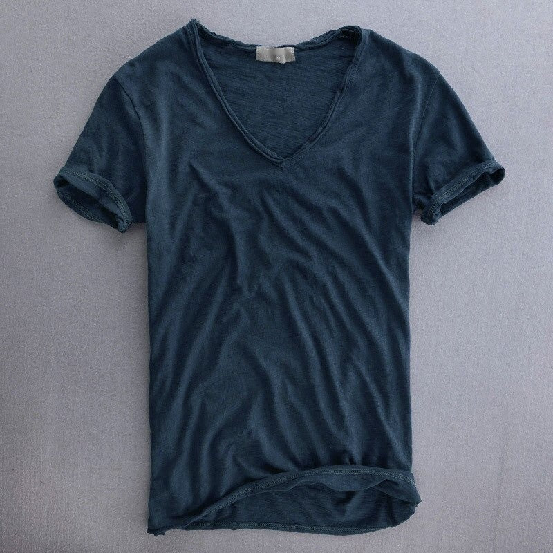 Premium Cotton V-Neck Shirt