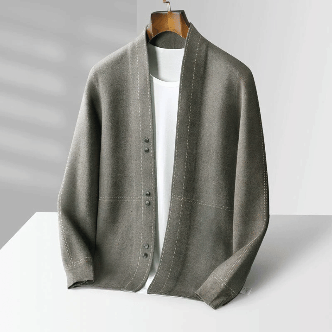 Liam Virgin Wool Cardigan