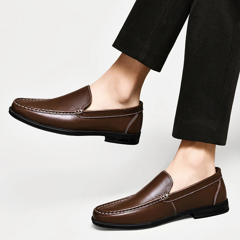 Emerson - Elegant Leather Loafers
