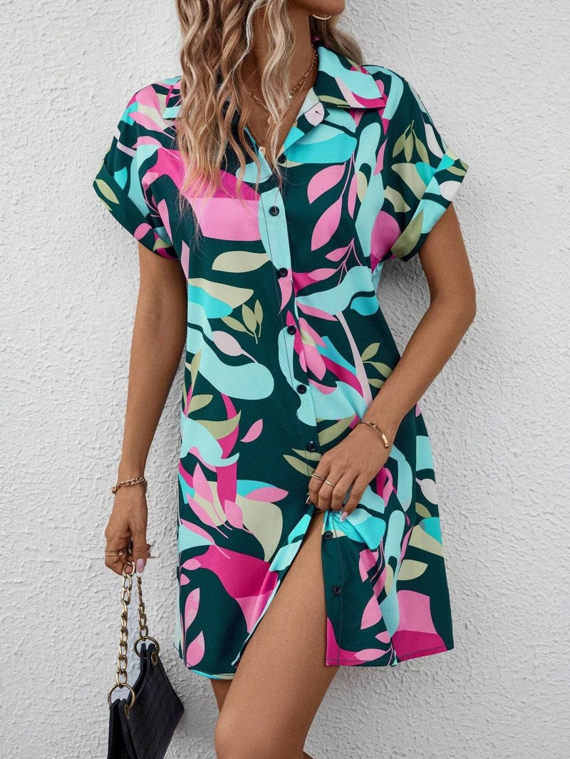 Agatha Printed Short Dress