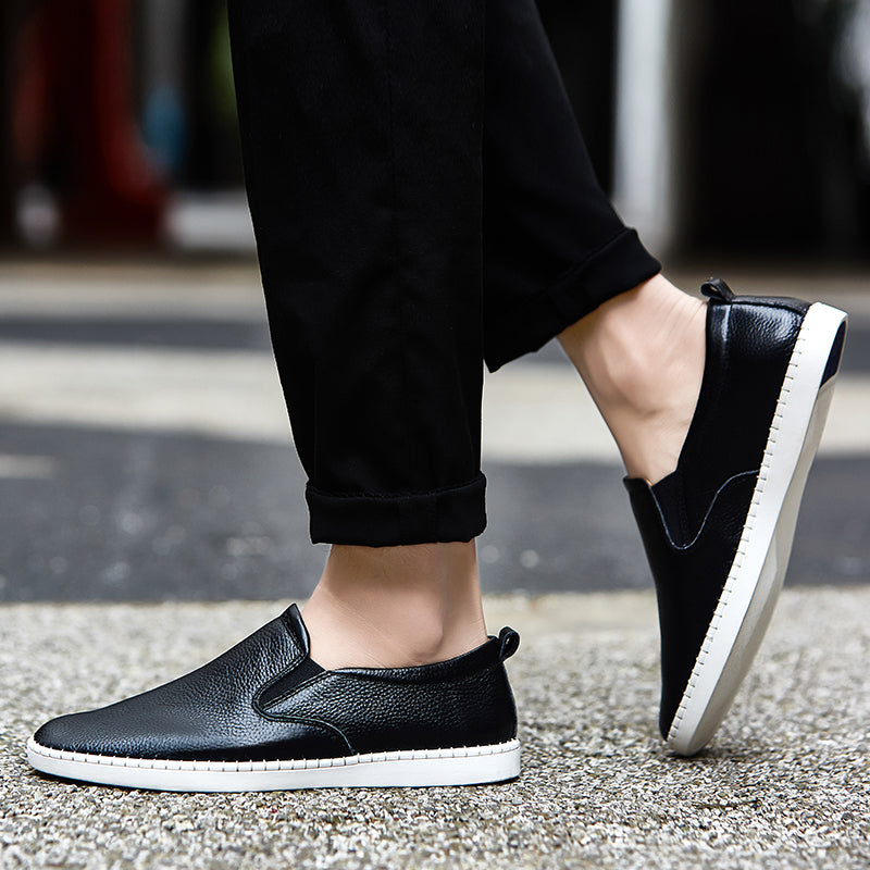 Veneto Leather Slip-Ons - Ferruccio Mancini Collection