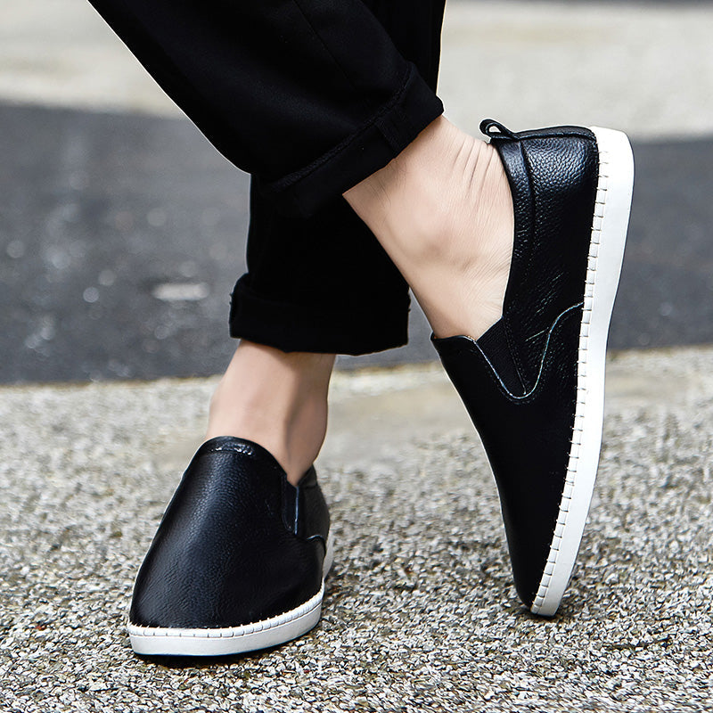 Veneto Leather Slip-Ons - Ferruccio Mancini Collection
