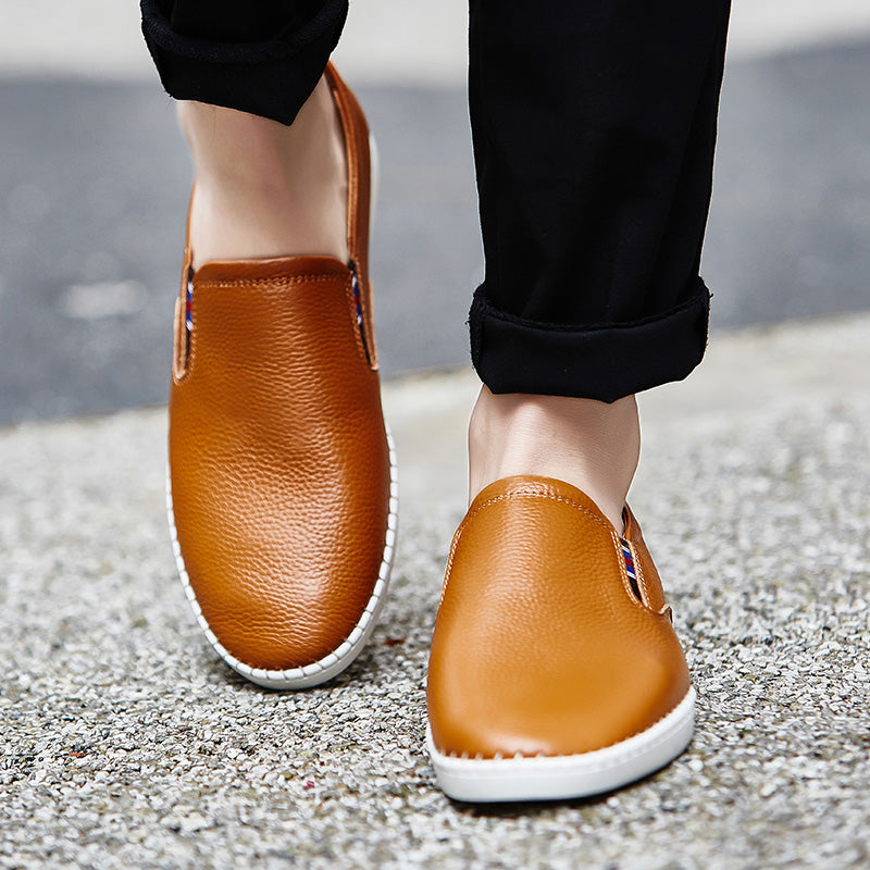 Veneto Leather Slip-Ons - Ferruccio Mancini Collection