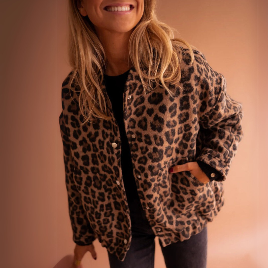 FIORENZA™ | The Leopard Bomber