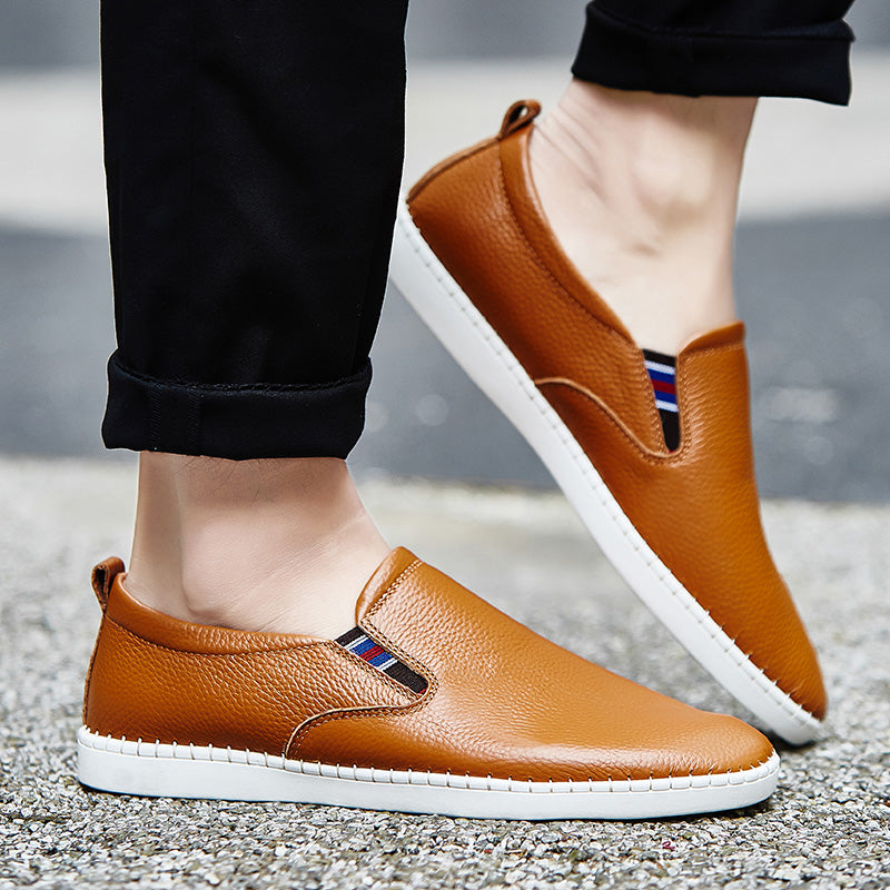 Veneto Leather Slip-Ons - Ferruccio Mancini Collection