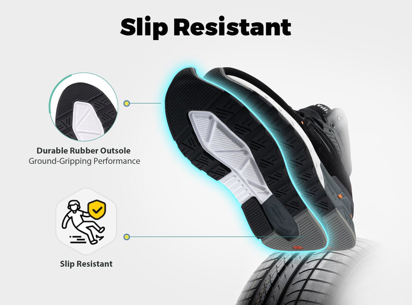 FitVille Rebound Core Walking Shoes
