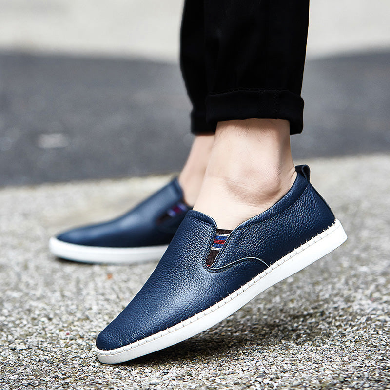 Veneto Leather Slip-Ons - Ferruccio Mancini Collection