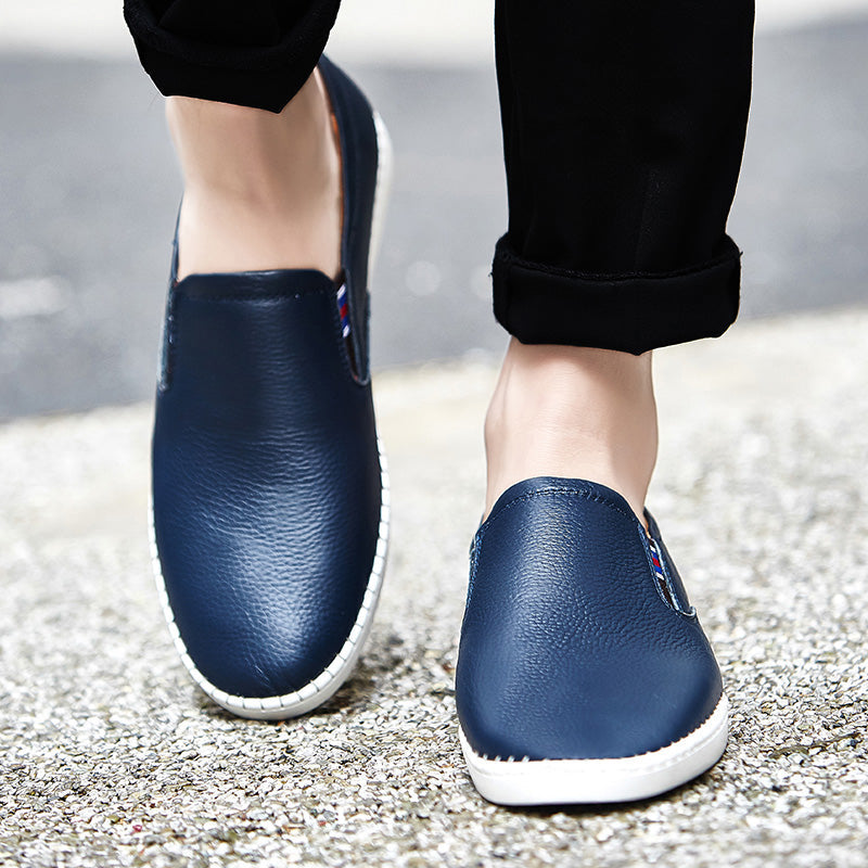Veneto Leather Slip-Ons - Ferruccio Mancini Collection