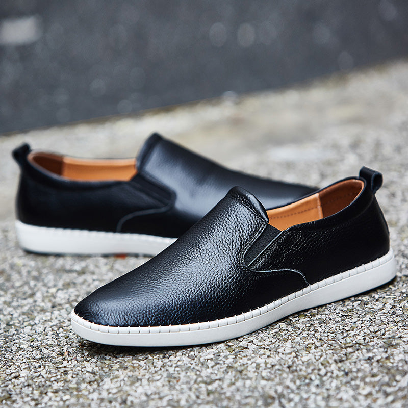 Veneto Leather Slip-Ons - Ferruccio Mancini Collection