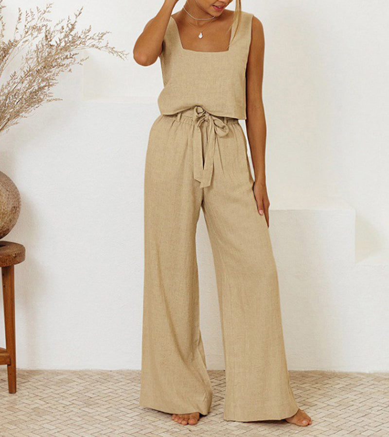 Megan™ - Top and Wide-Leg Pants Set
