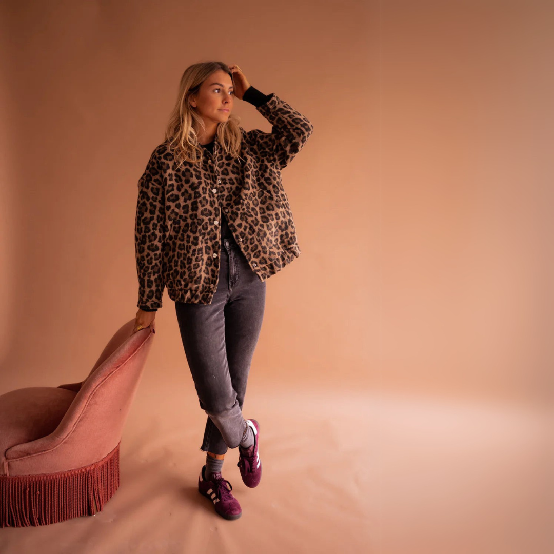 FIORENZA™ | The Leopard Bomber