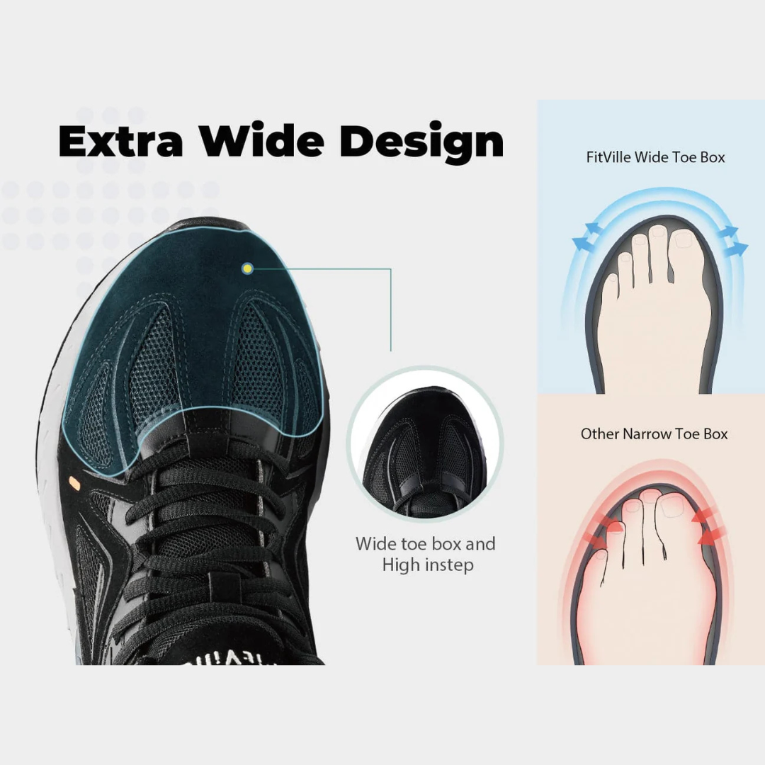 FitVille Rebound Core Walking Shoes