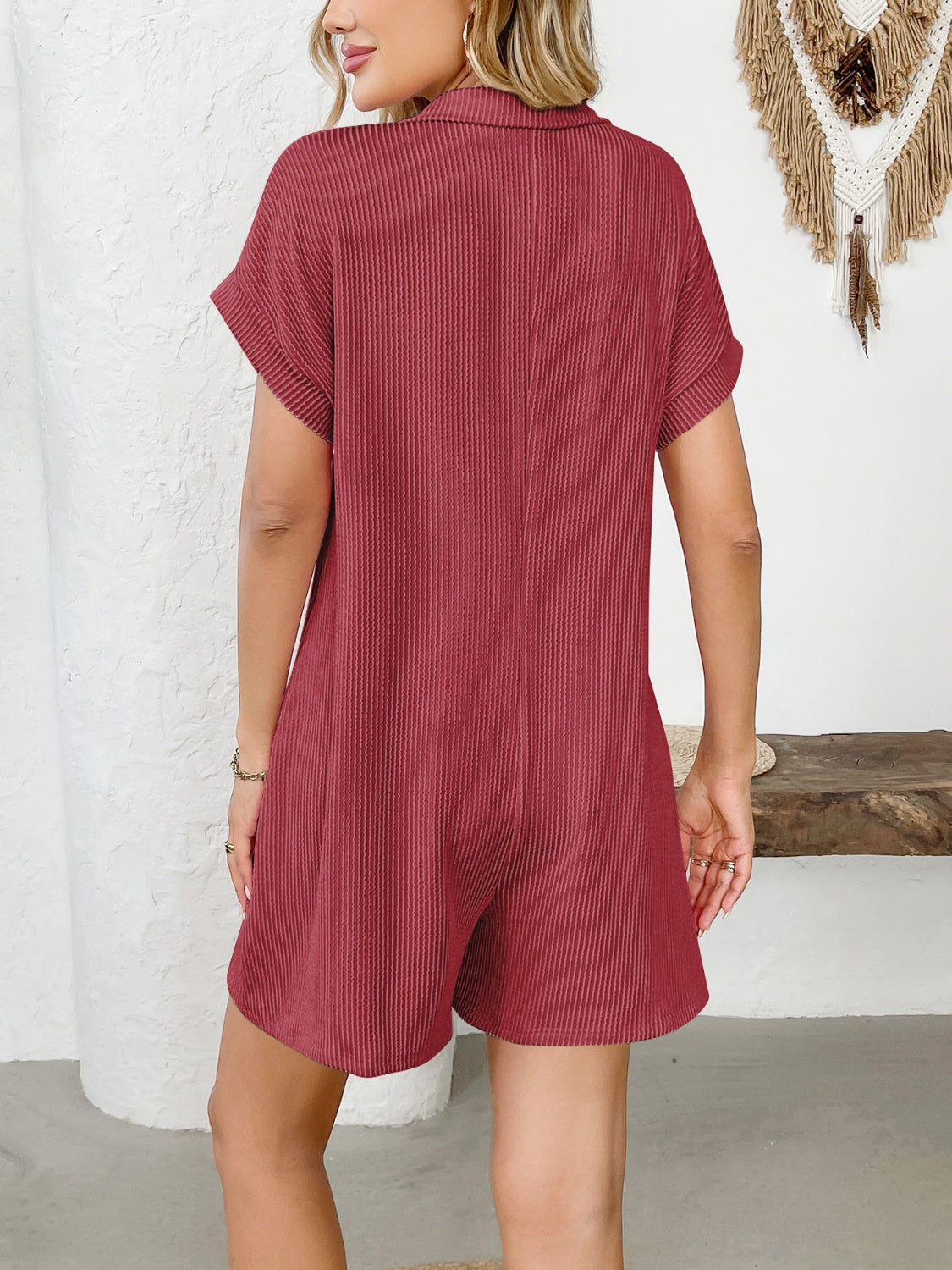 Jess Short Sleeve Romper