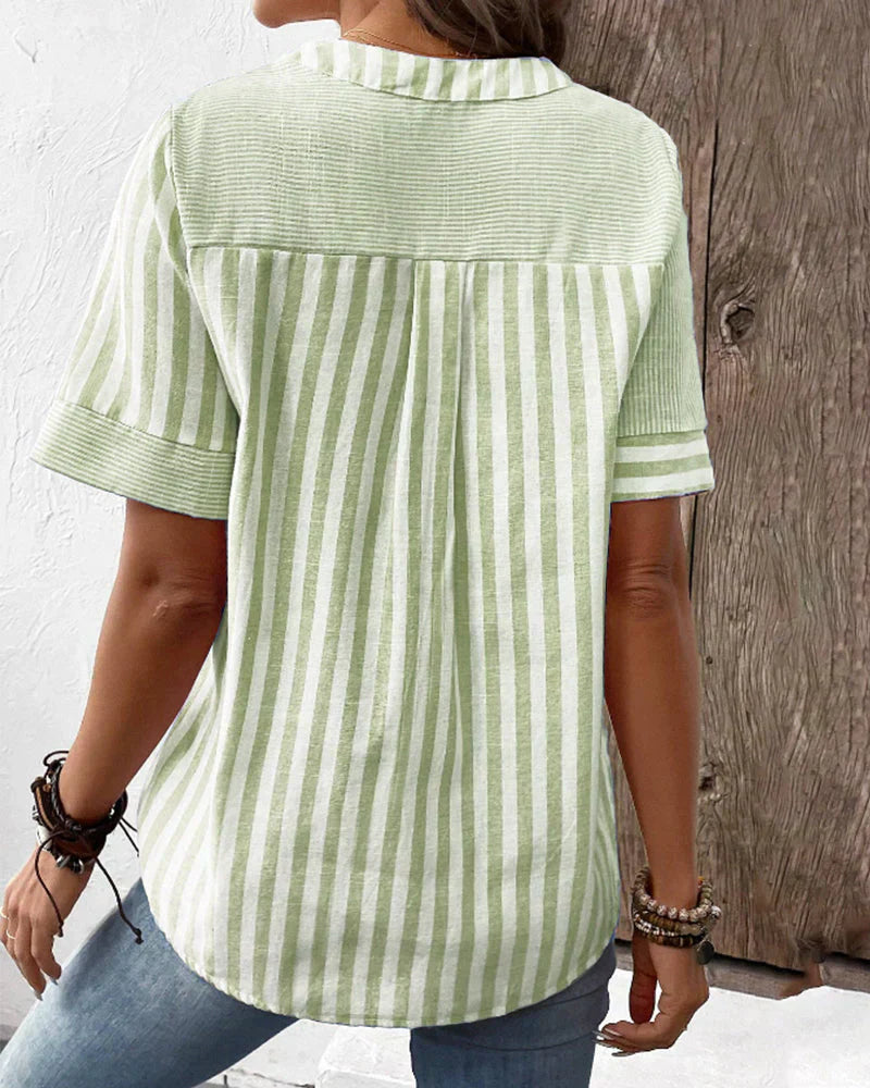 Anna Unique Print Blouse