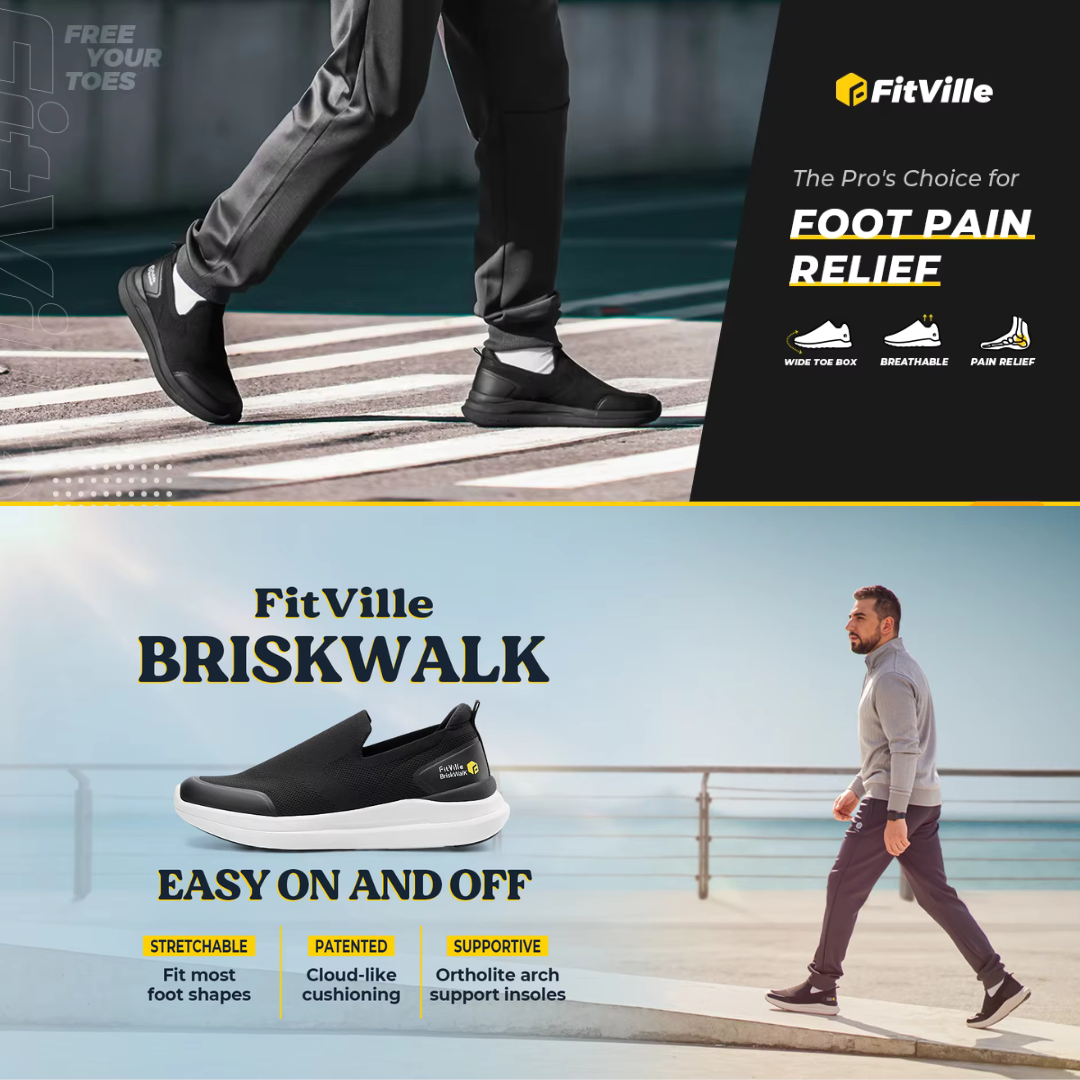 FitVille Lightweight Orthopedic Shoes