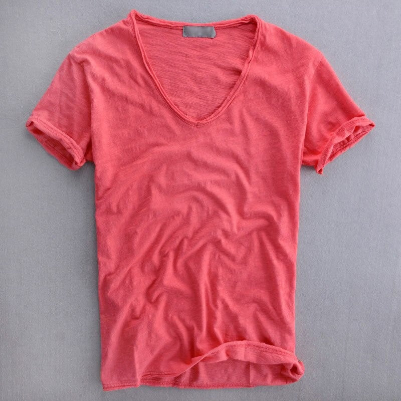 Premium Cotton V-Neck Shirt