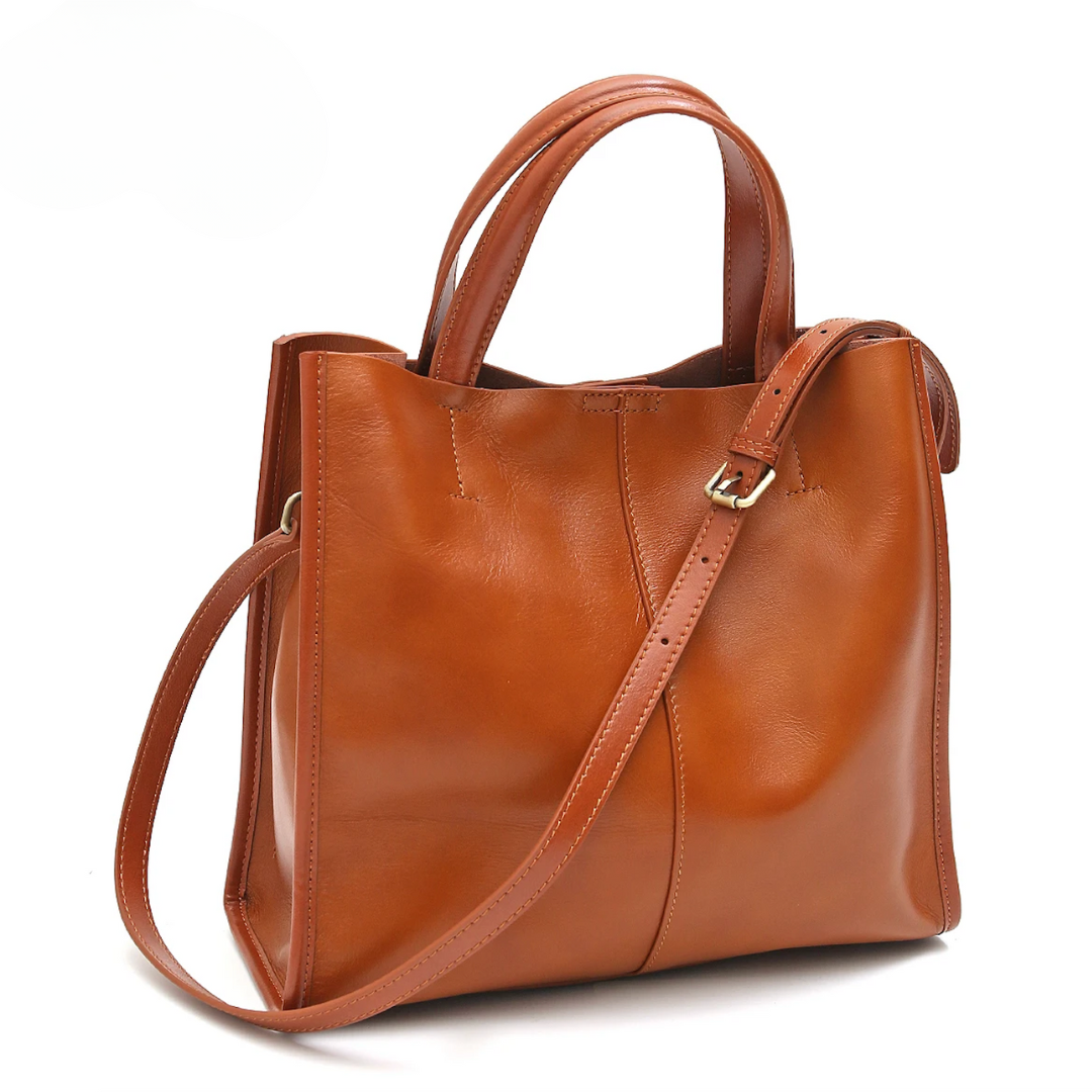 Grace Genuine Leather Tote Bag