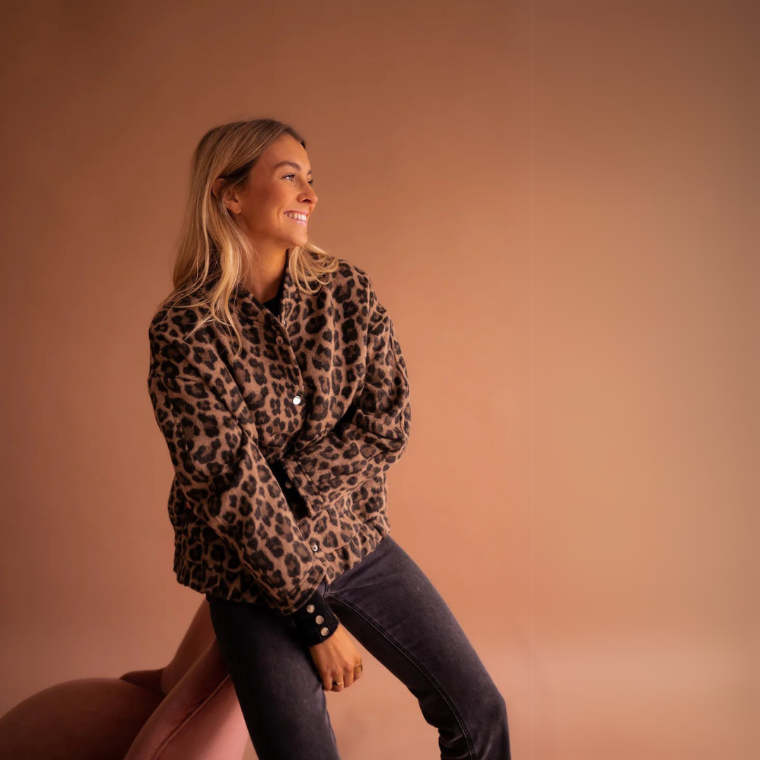 FIORENZA™ | The Leopard Bomber