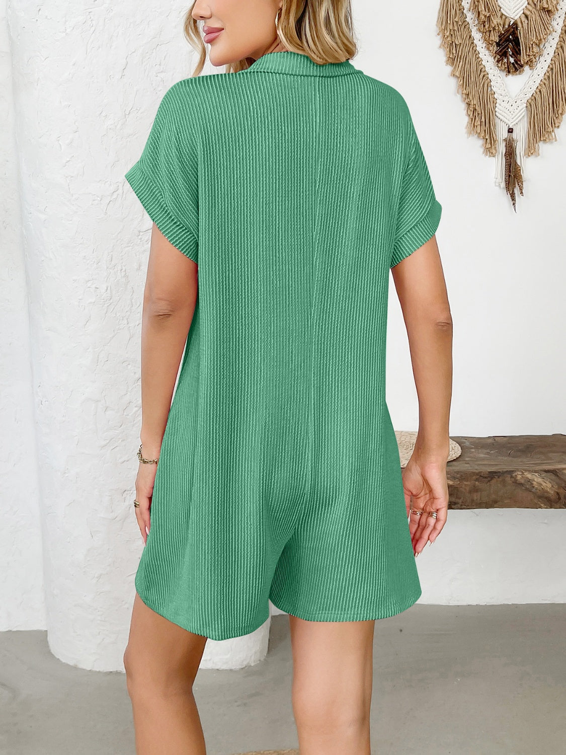 Jess Short Sleeve Romper