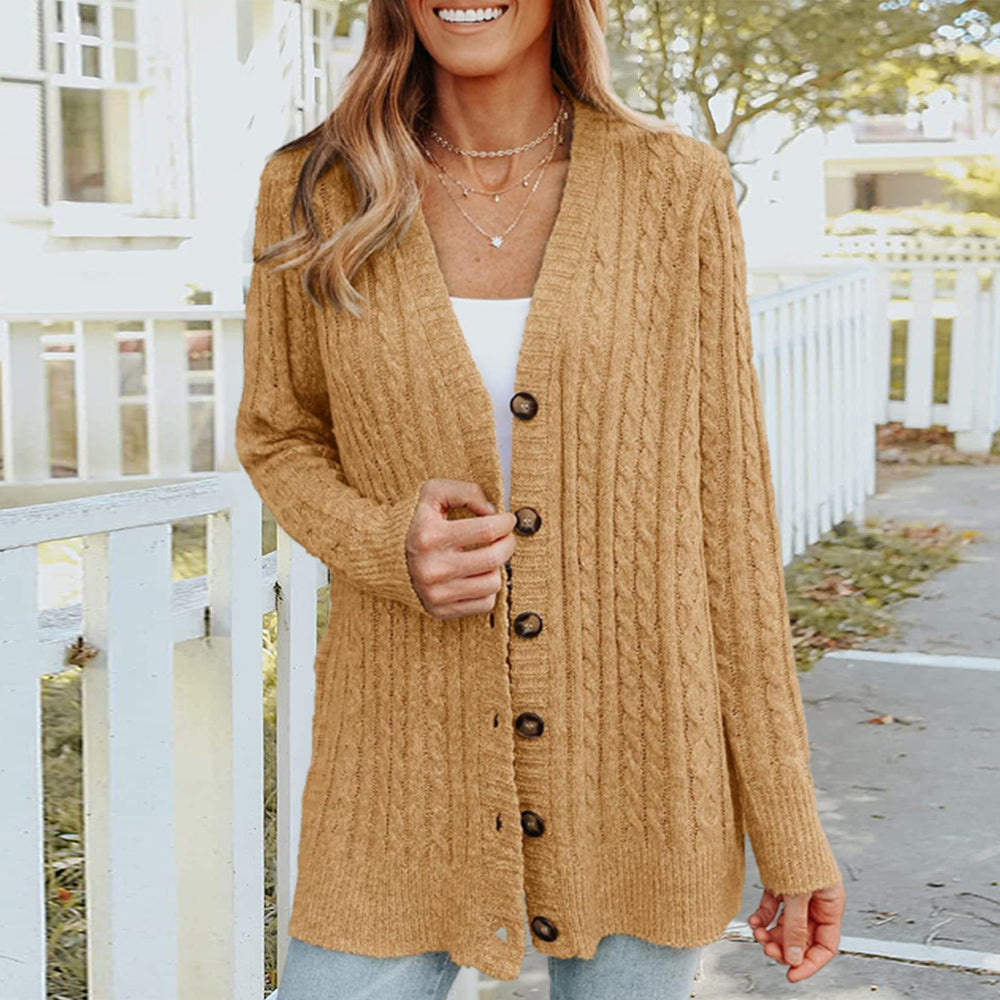 Iris Mid-Length Knit Cardigan