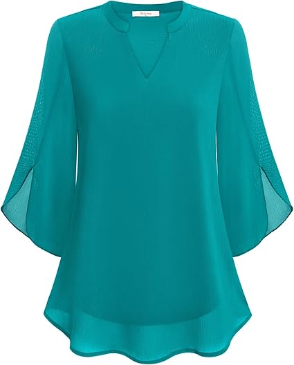 Rosely Double Layers Chiffon Blouse