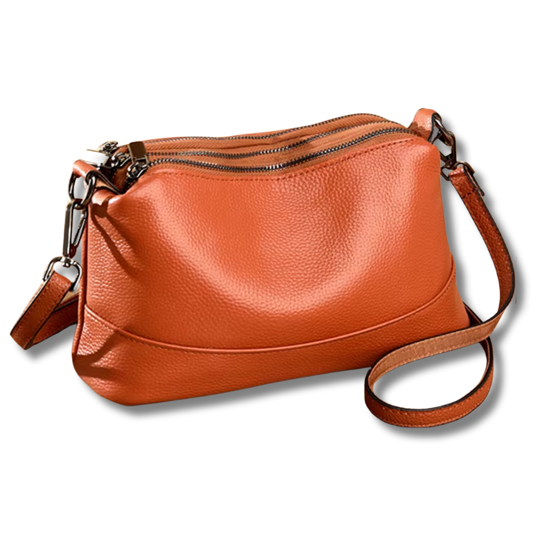 Clara Chic Leather Crossbody Bag