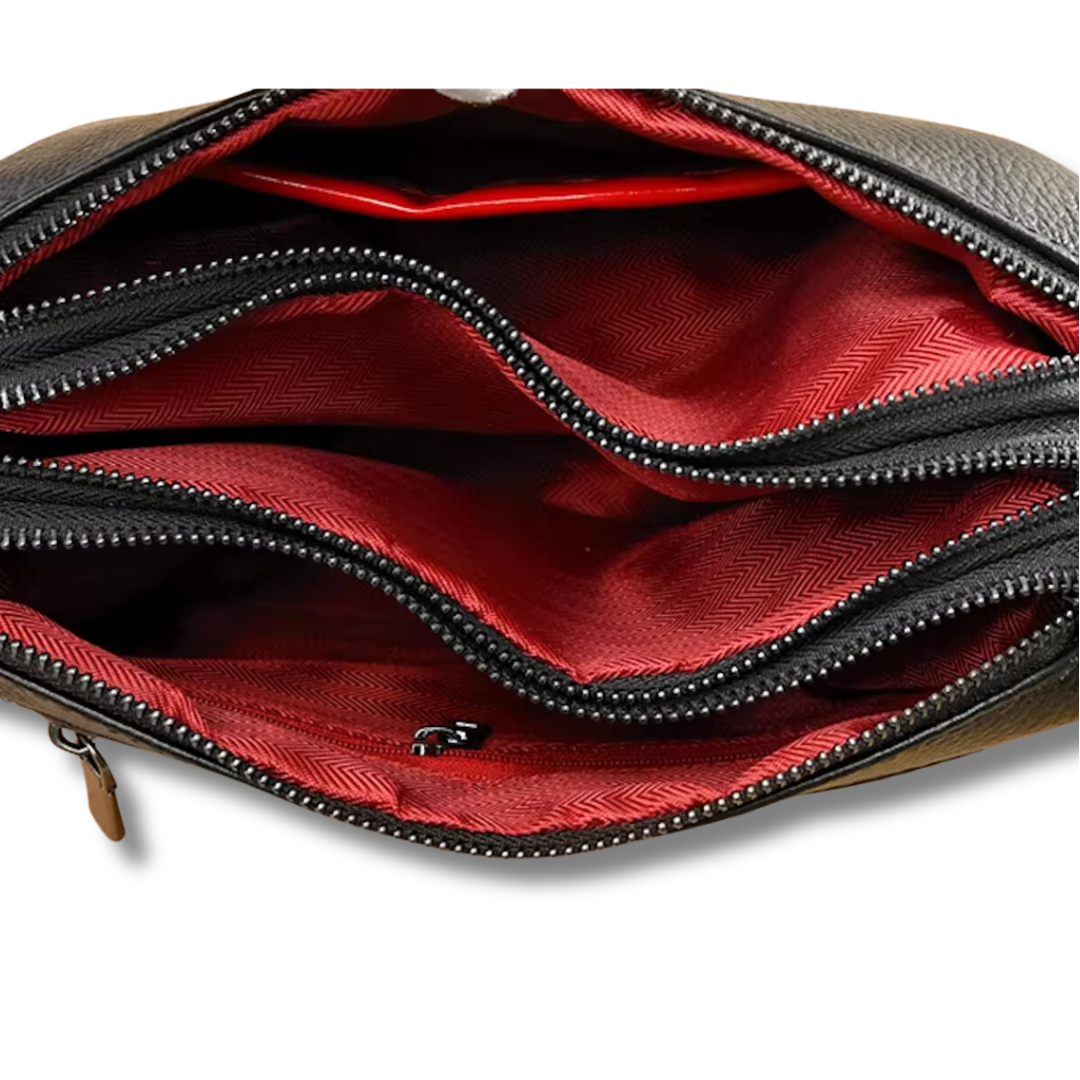 Clara Chic Leather Crossbody Bag