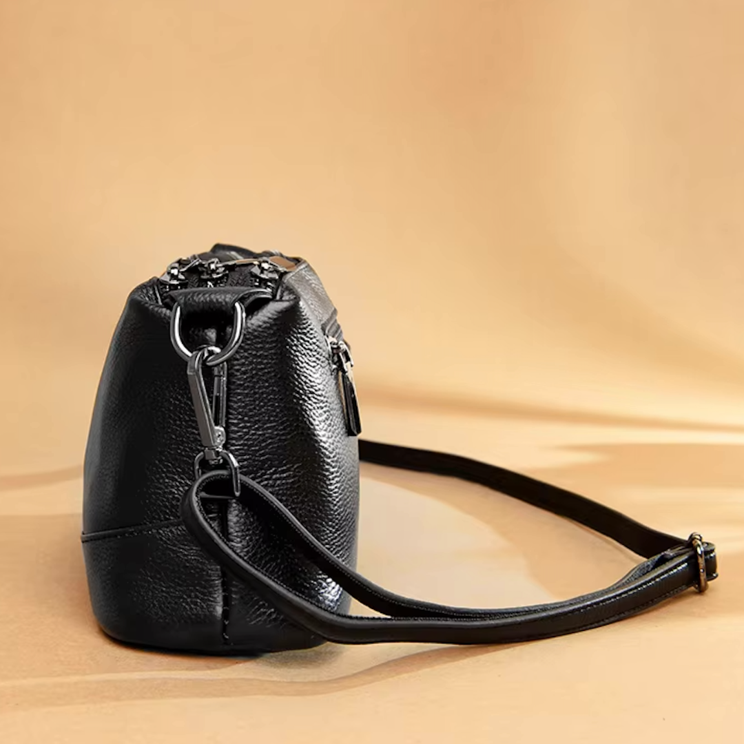 Clara Chic Leather Crossbody Bag