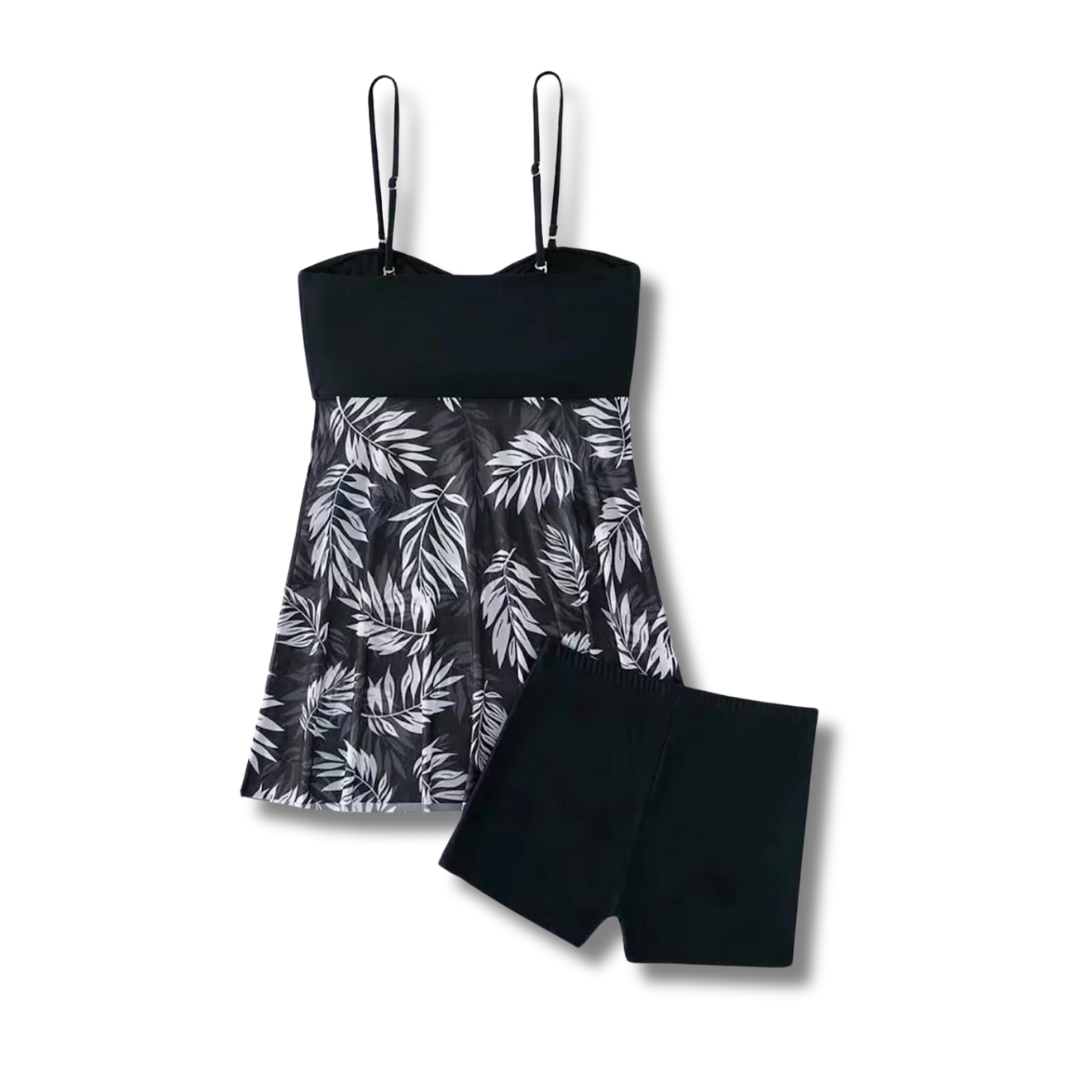 Lila™ Palm Sheer Swimwear Set