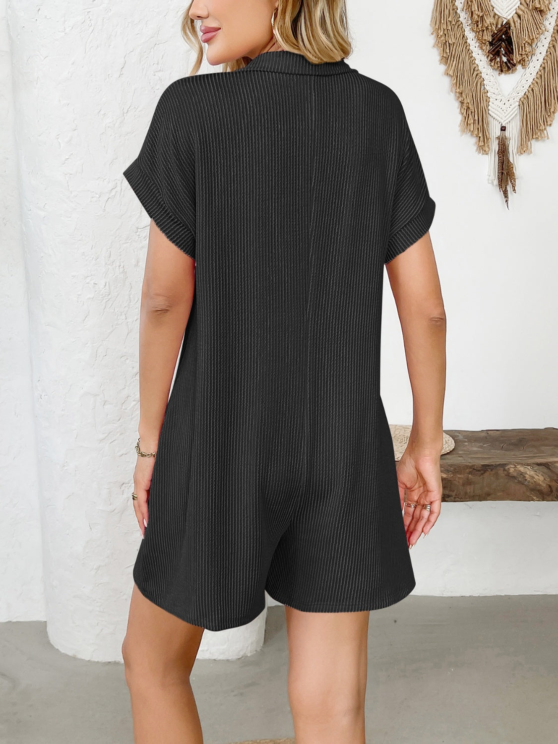 Jess Short Sleeve Romper