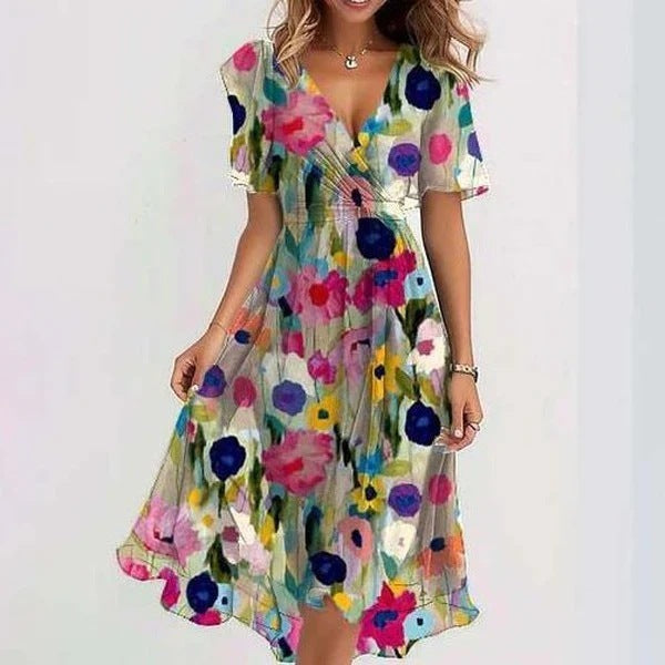 Nyla Floral Print Dress