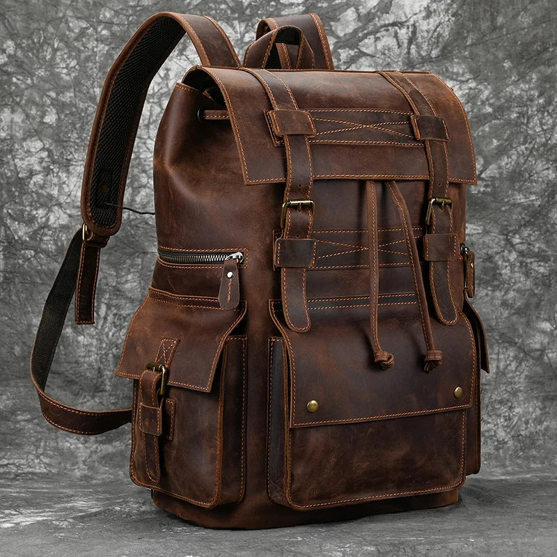 Leandro Leather Backpack
