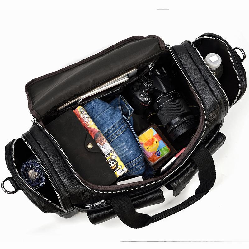 Charleroi  Leather Duffle Bag