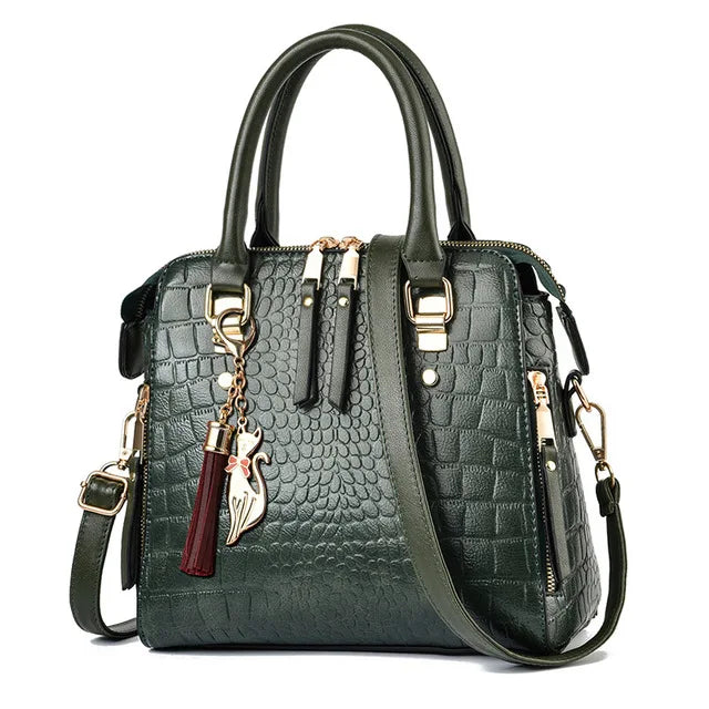 Tilly Crocodile Pattern Crossbody Bag