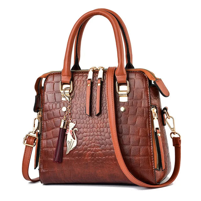 Tilly Crocodile Pattern Crossbody Bag